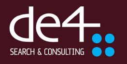 Logo, De4 Search & Consulting AS
